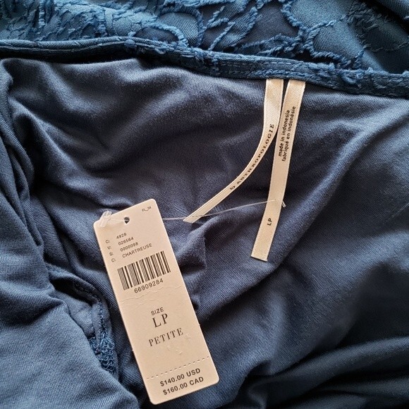 Anthropologie Ruffle Stretchy Knit Mini Dress - Picture 12 of 14